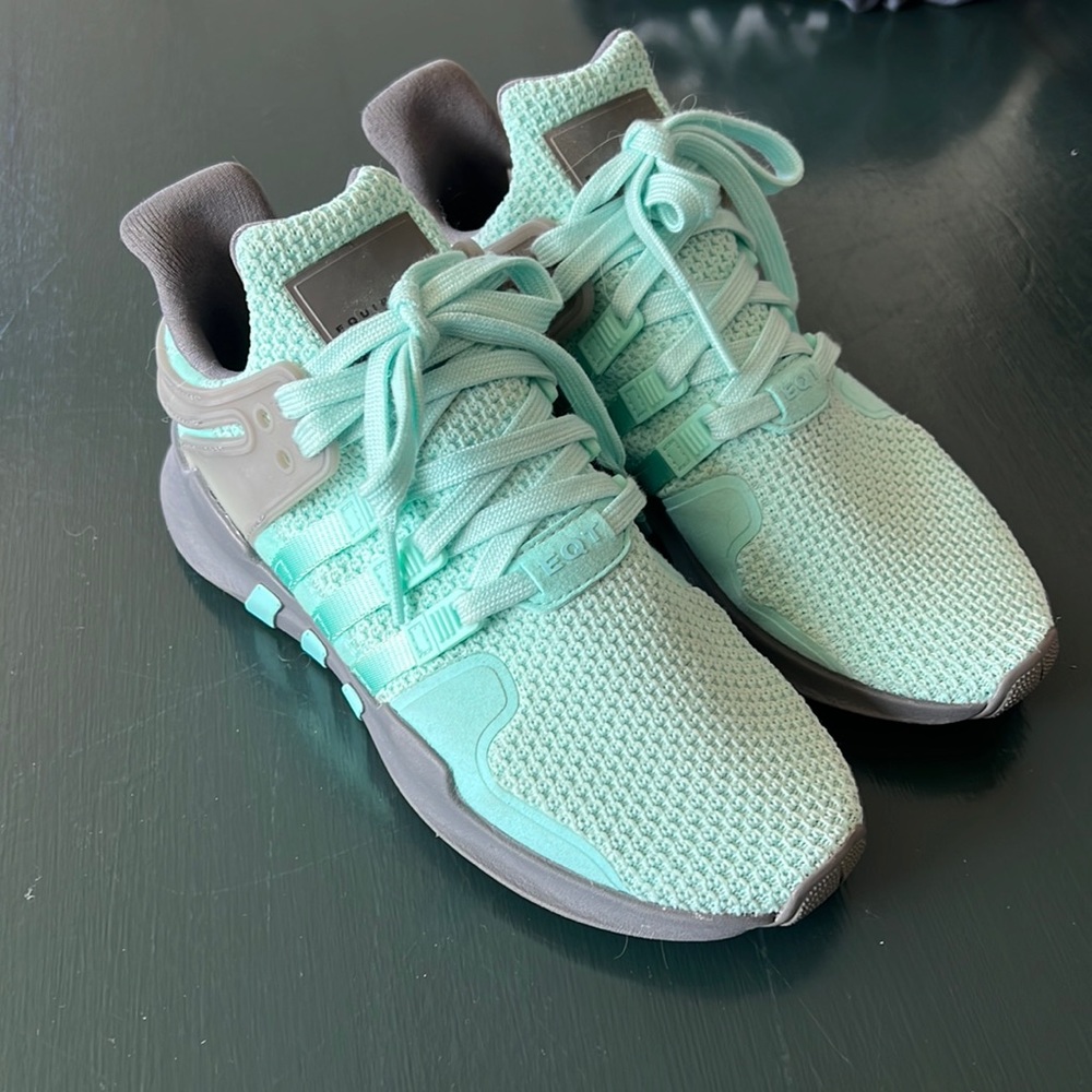 Women’s adidas EQT. Teal, size 6. Like new.